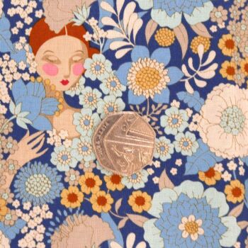 WALLFLOWER- WALLFLOWER BLUE- BY TILDA