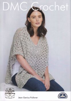 JEAN GENIUS PULLOVER CROCHET PATTERN BY DMC