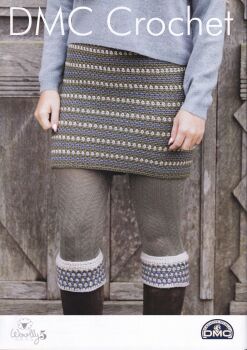 TWEEDIE SKIRT AND BOOT CUFFS CROCHET PATTERN BY DMC