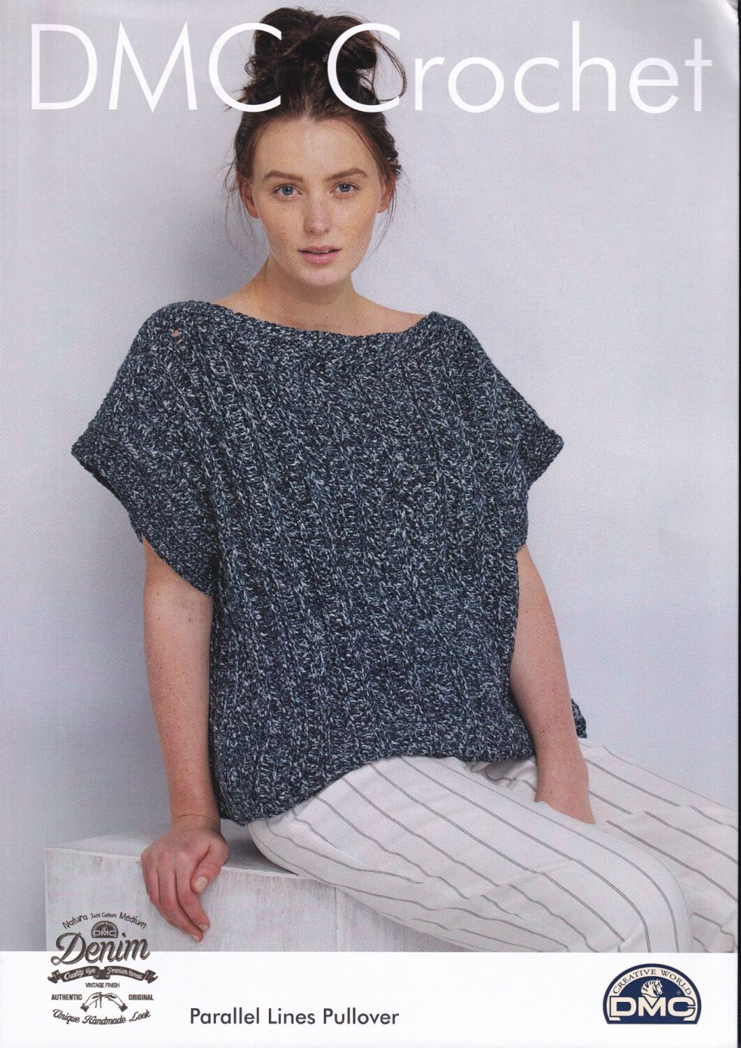 PARALLEL LINES PULLOVER CROCHET PATTERN BY DMC