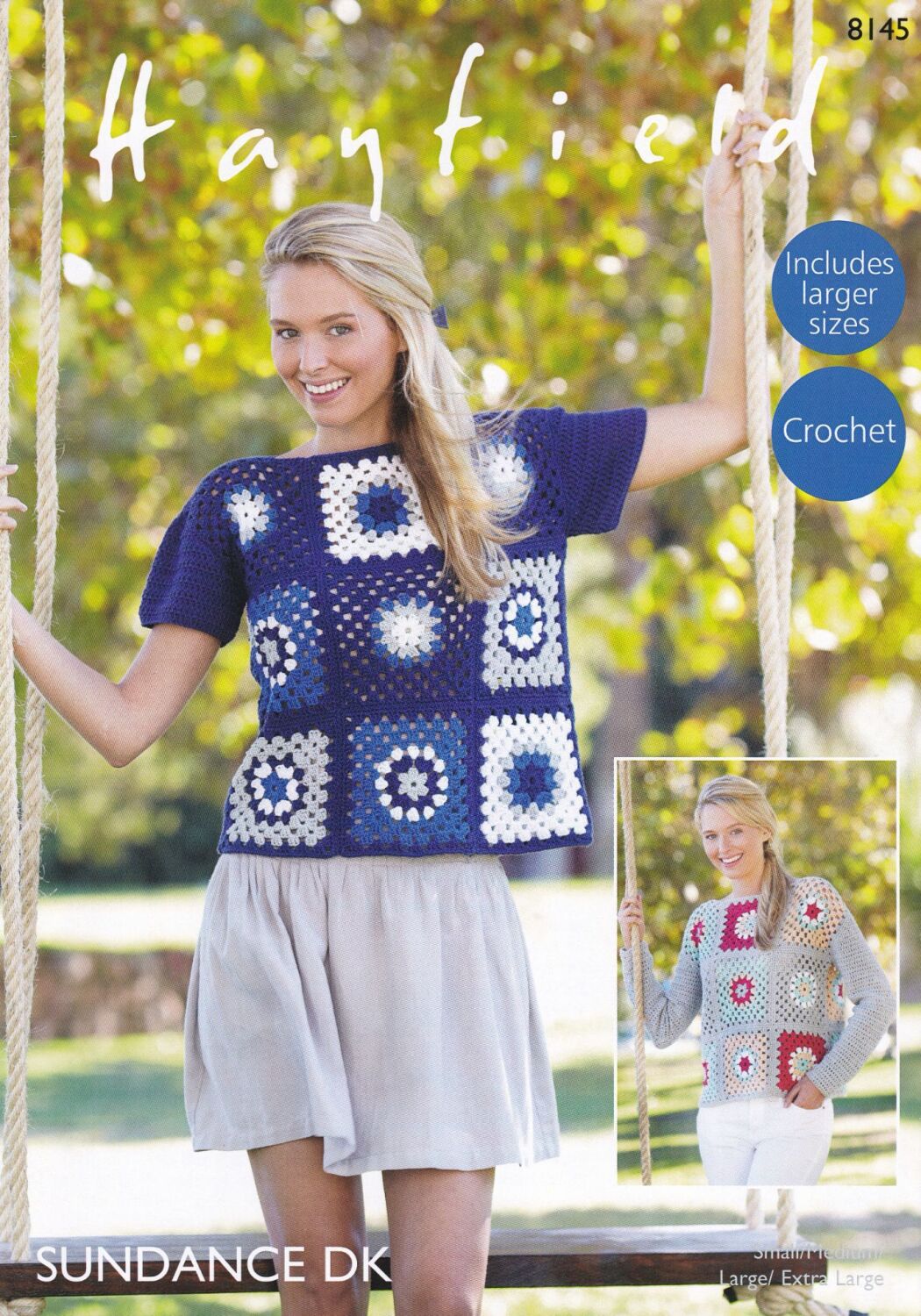8145 TOPS CROCHET PATTERN BY SIRDAR