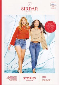 10524 SWEATER CROCHET PATTERN BY SIRDAR
