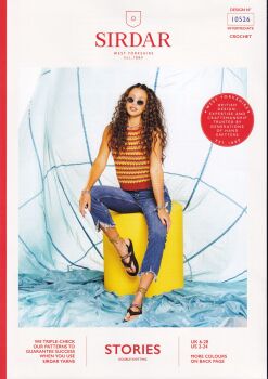 10526 VEST TOP CROCHET PATTERN BY SIRDAR