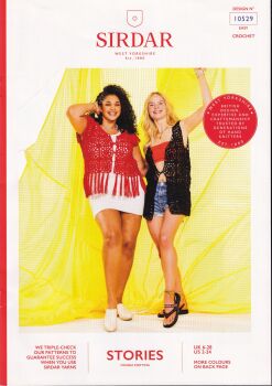 10529 WAISTCOAT CROCHET PATTERN BY SIRDAR