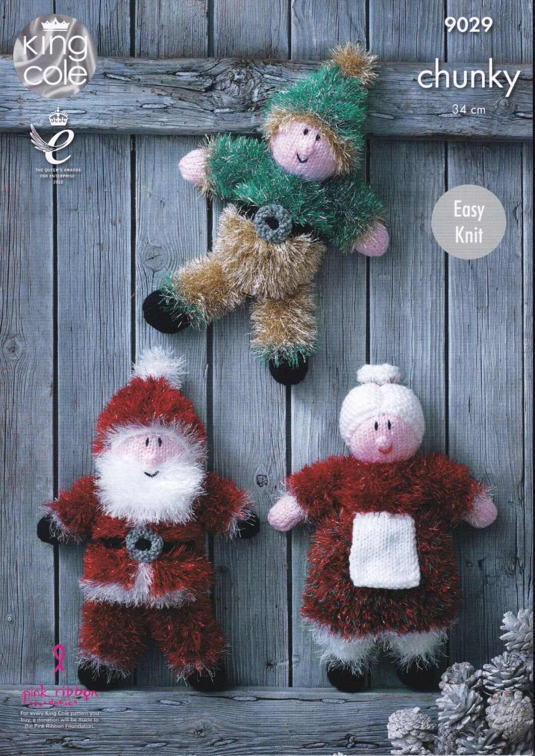 9029 CHRISTMAS TOYS KNITTING PATTERN BY KING COLE