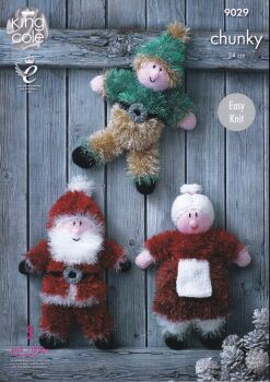 9029 CHRISTMAS TOYS KNITTING PATTERN BY KING COLE