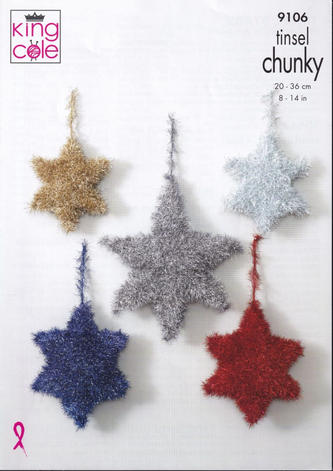 9106 STARS KNITTING PATTERN BY KING COLE