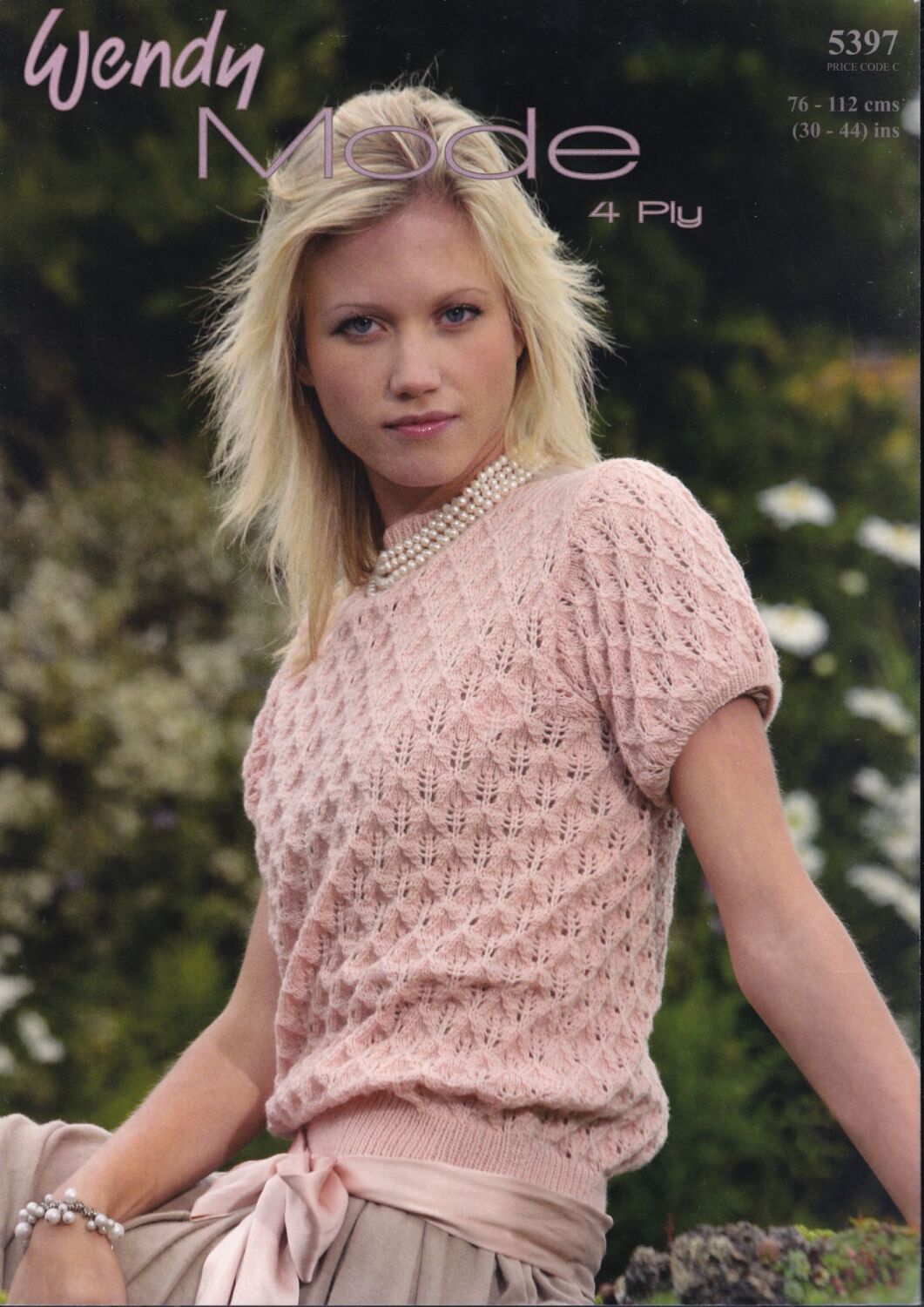 5397 DIAMOND SWEATERS KNITTING PATTERN BY WENDY