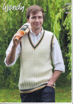 6008 SPORTS SLIPOVER KNITTING PATTERN BY WENDY