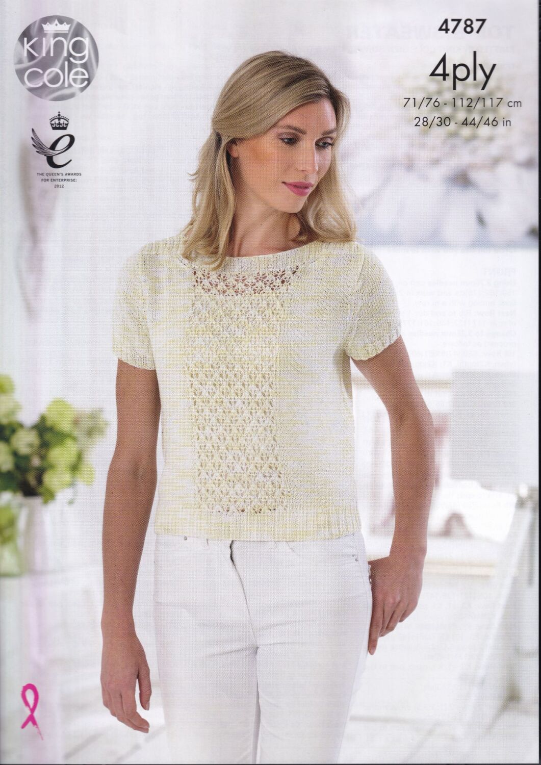 4787 TOPS AND SWEATER PATTERN BY KING COLE