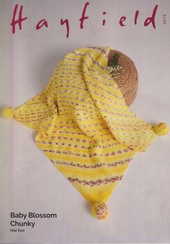 5575 BLANKET KNITTING PATTERN BY HAYFIELD