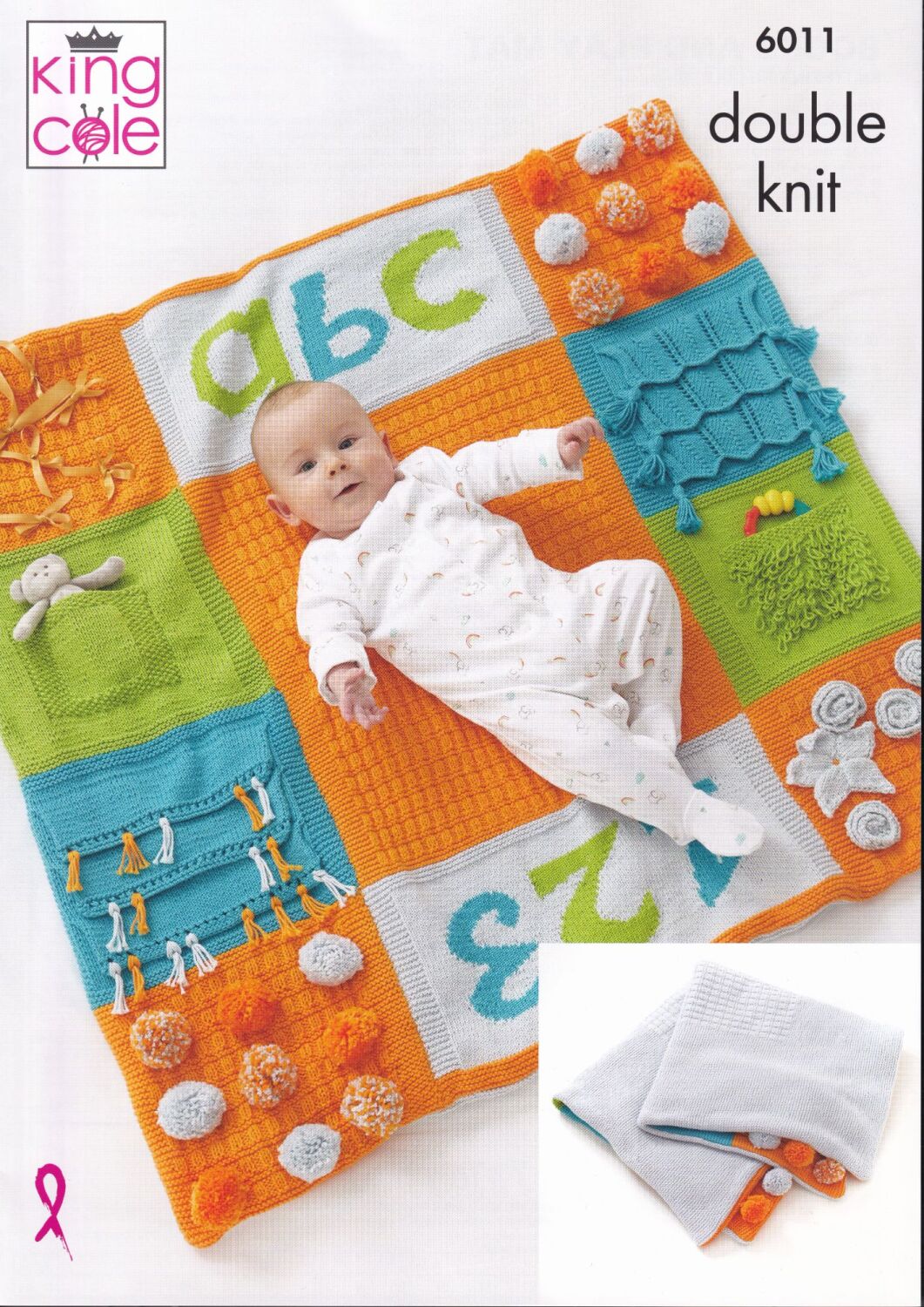 6011 PLAY MAT AND BOOKS KNITTING PATTERN BY KING COLE