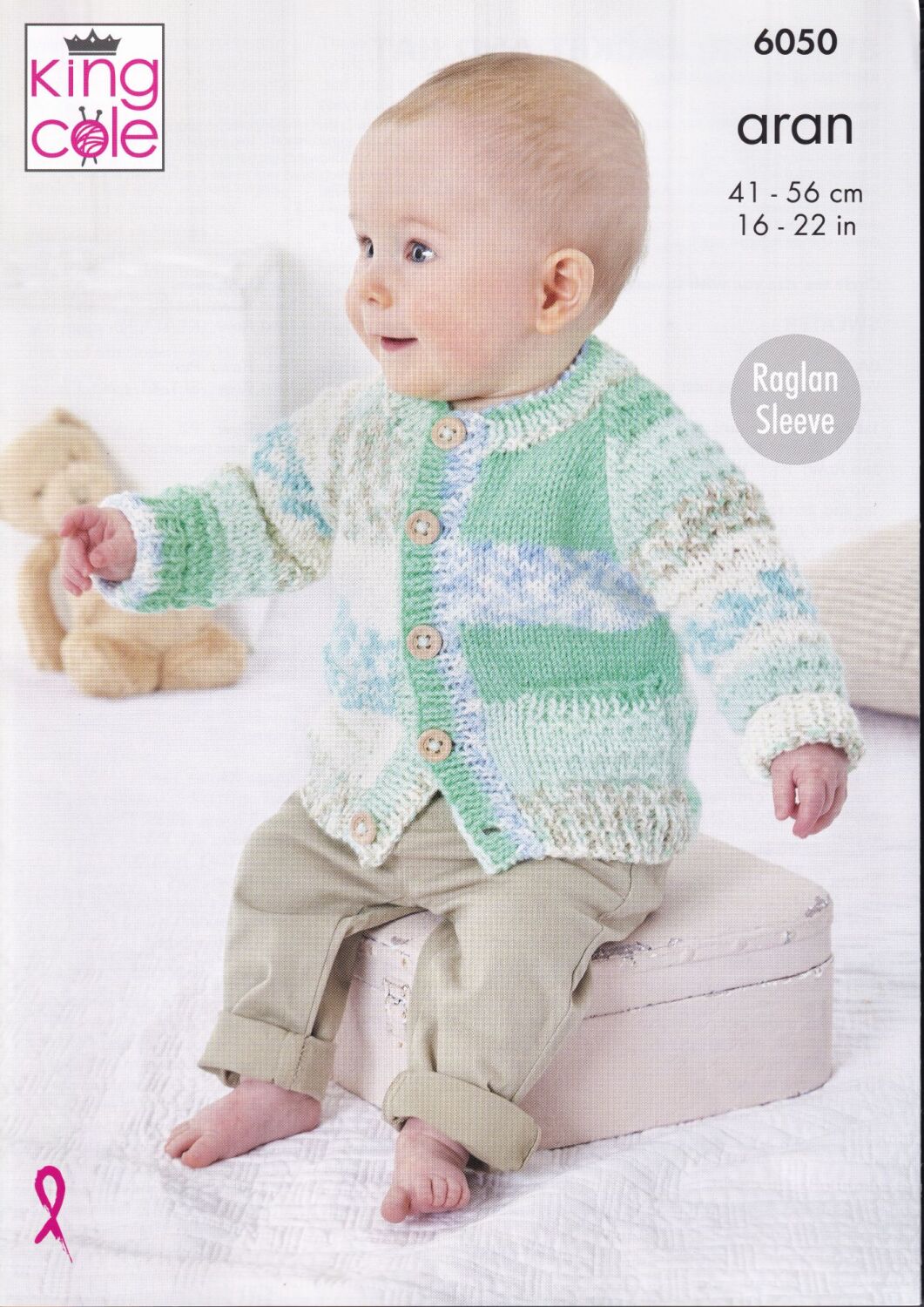 6050 BABY SWEATER, JACKET AND HAT KNITTING PATTERN BY KING COLE