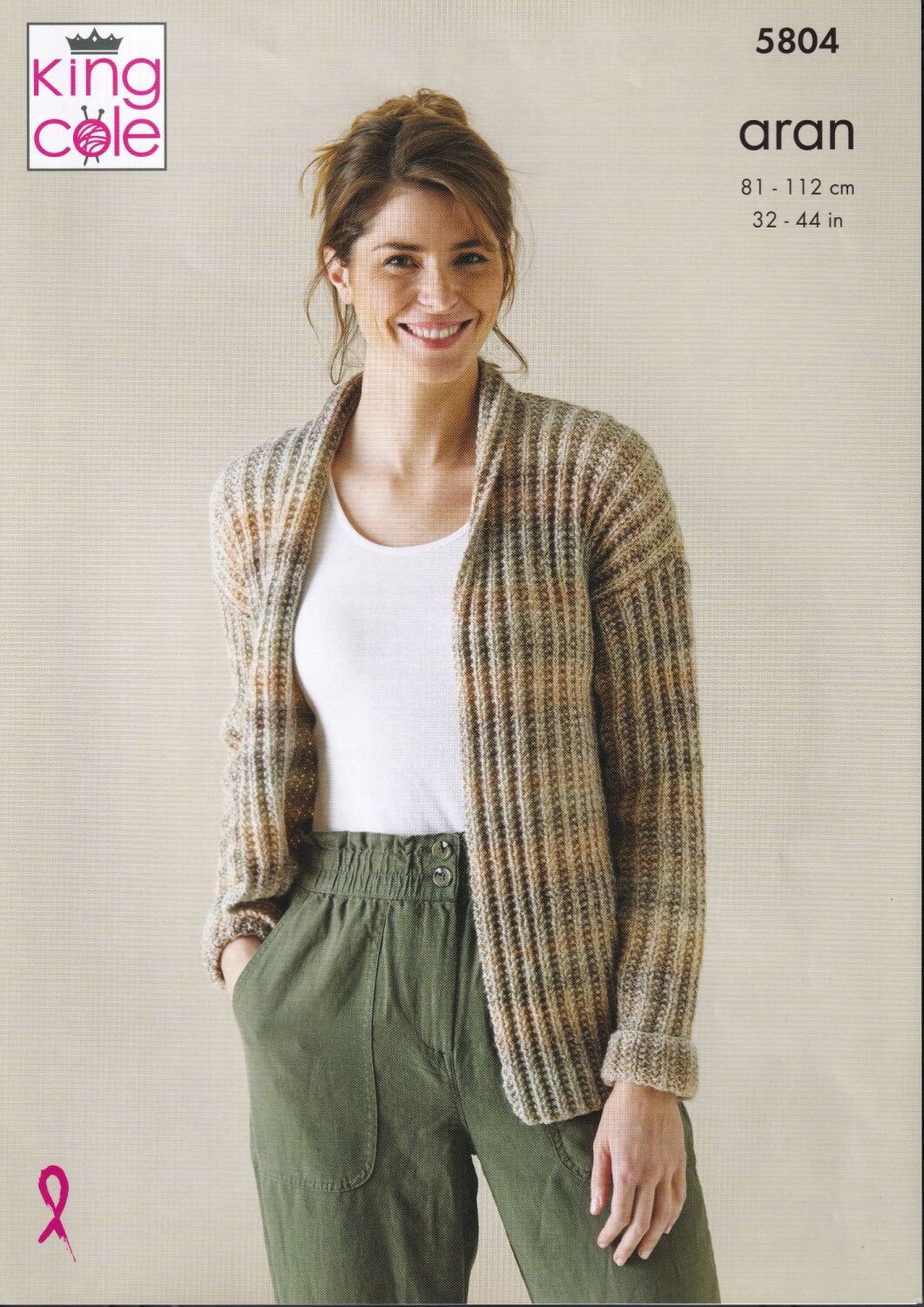 5804 JACKET AND SWEATER KNITTING PATTERN BY KING COLE