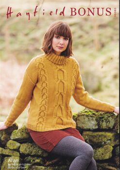 10080 SWEATER KNITTING PATTERN BY HAYFIELD