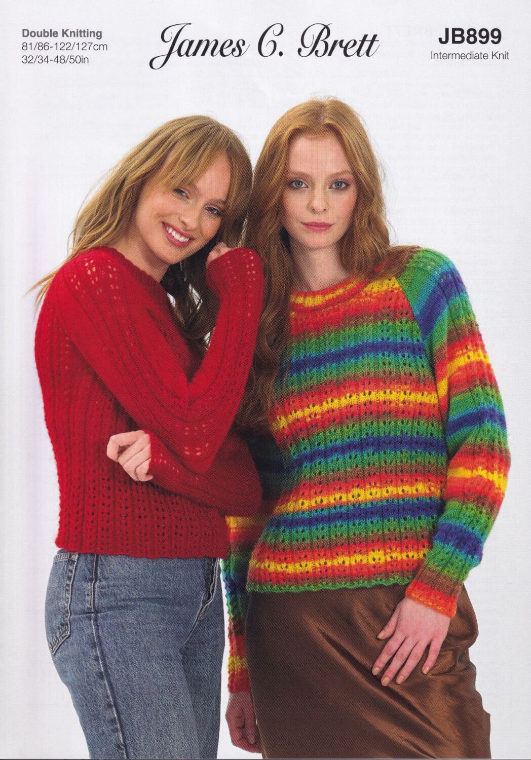 JB899 SWEATER KNITTING PATTERN BY JAMES.C.BRETT
