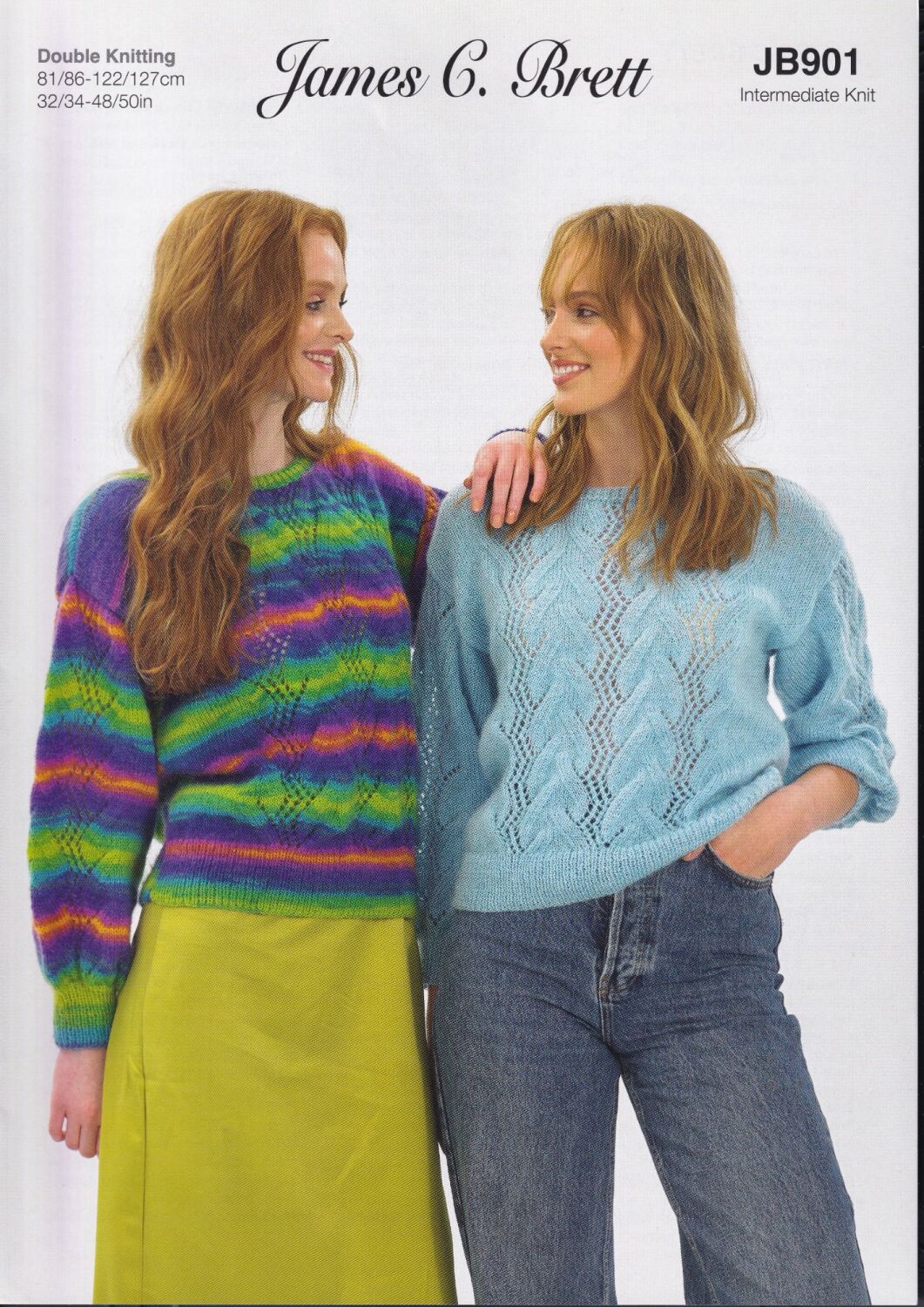 JB901 SWEATER KNITTING PATTERN BY JAMES.C.BRETT