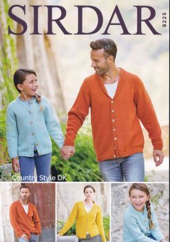 8225 CARDIGANS KNITTING PATTERN BY SIRDAR