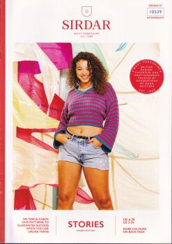 10539 SWEATER KNITTING PATTERN BY SIRDAR