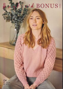 10266 SWEATER KNITTING PATTERN BY HAYFIELD