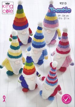 9213 'GONKS' KNITTING PATTERN BY KING COLE