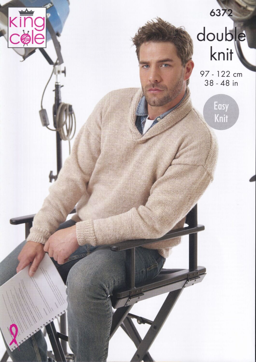 6372 SWEATERS KNITTING PATTERN BY KING COLE