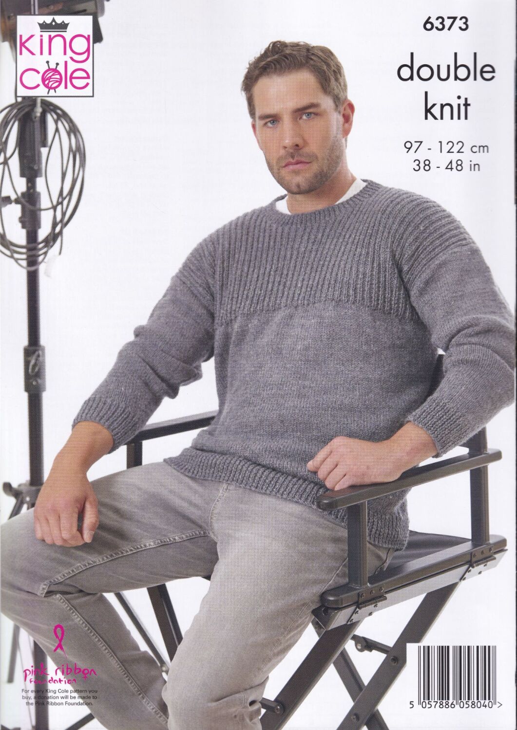 6373 SWEATERS KNITTING PATTERN BY KING COLE