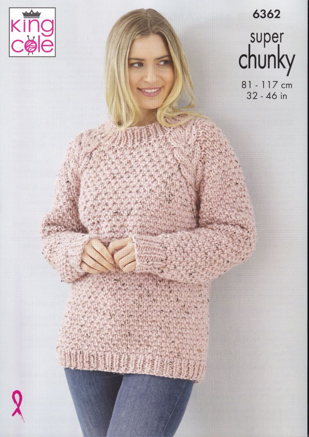 6362 SWEATERS AND CARDIGAN KNITTING PATTERN BY KING COLE