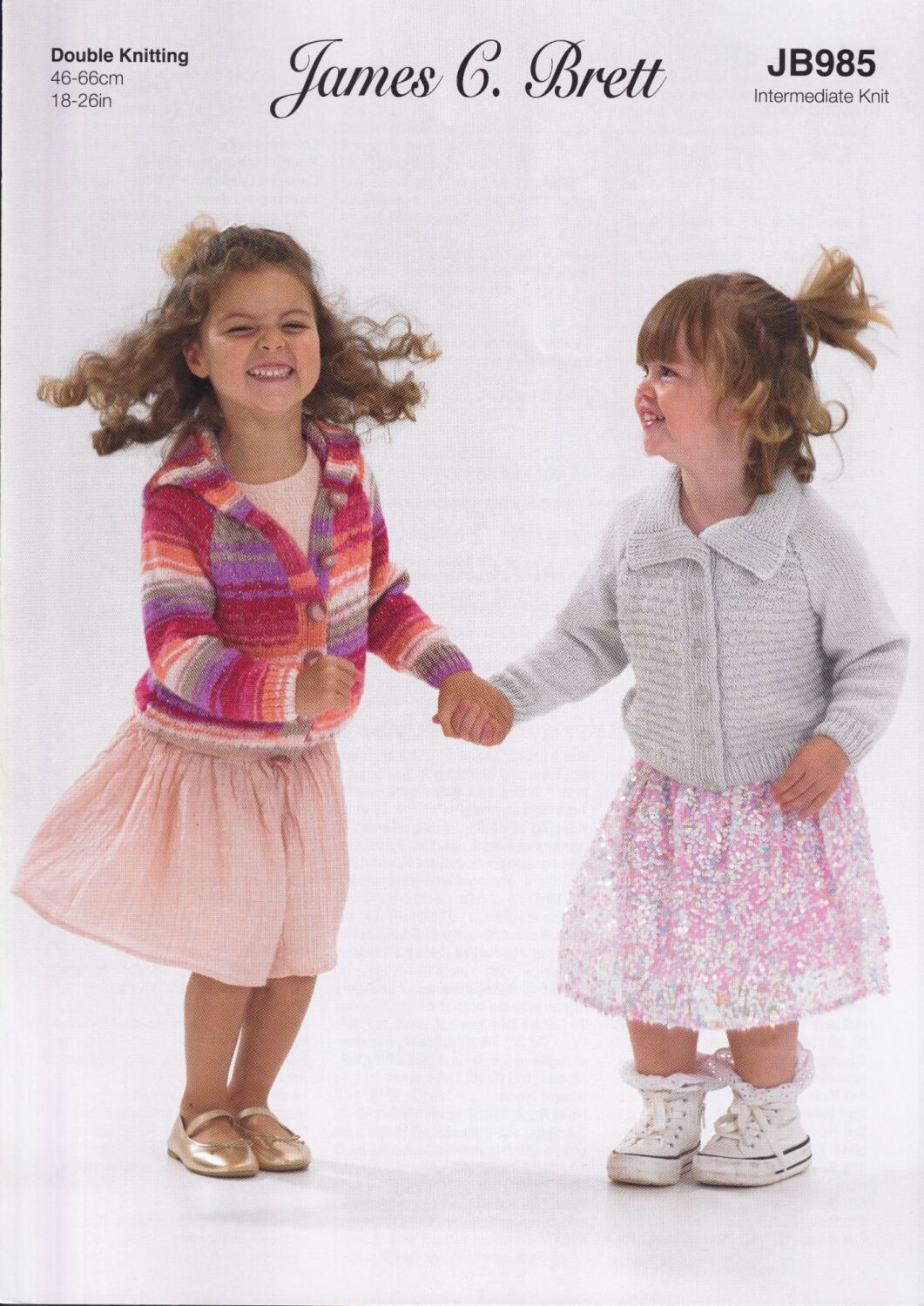 JB985 CHILDS CARDIGAN KNITTING PATTERN BY JAMES.C.BRETT