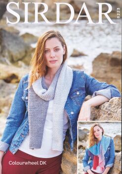 8223 SCARVES KNITTING PATTERN BY SIRDAR