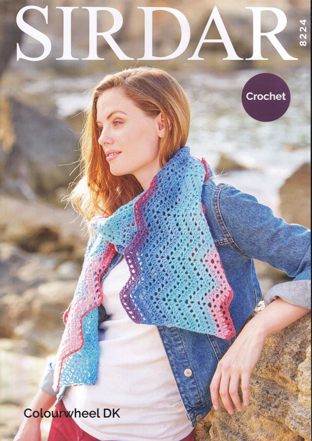 8224 SCARF CROCHET PATTERN BY SIRDAR