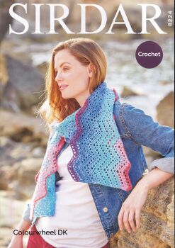 8224 SCARF CROCHET PATTERN BY SIRDAR