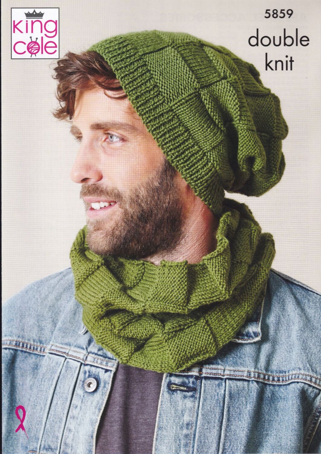 5859 HATS AND SNOODS KNITTING PATTERN BY KING COLE