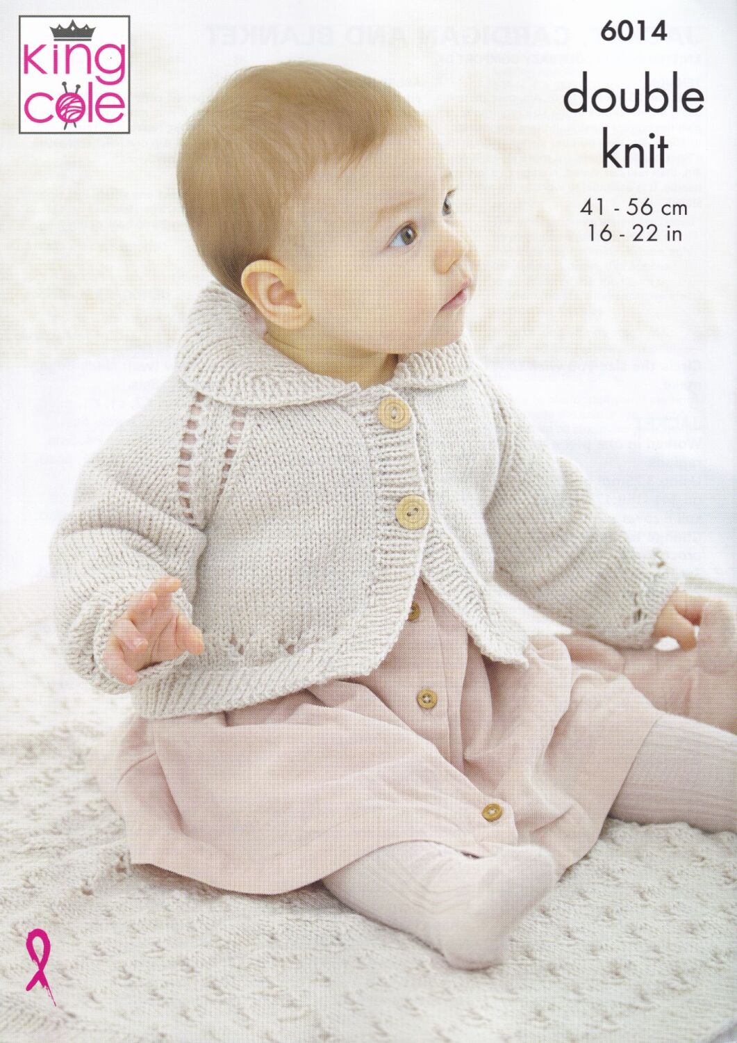 6014 BABY JACKET, CARDIGAN & BLANKET KNITTING PATTERN BY KING COLE