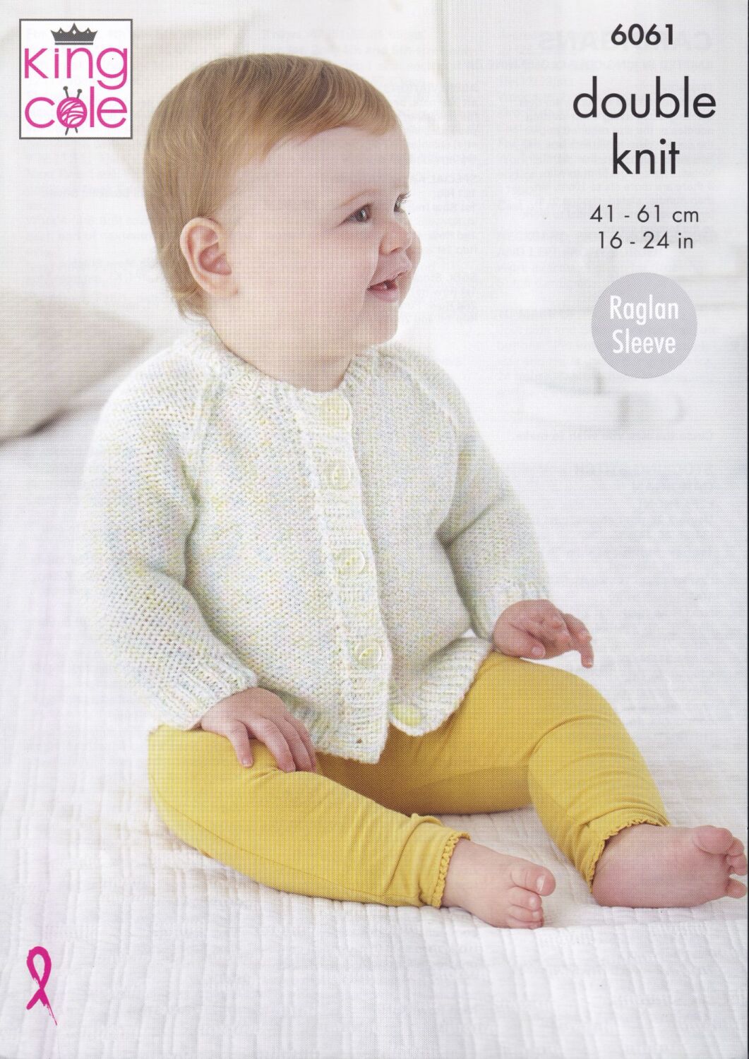6061 BABY CARDIGANS KNITTING PATTERN BY KING COLE