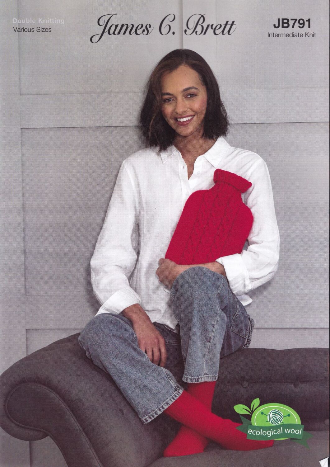 JB791 SOCKS AND HOT WATER BOTTLE COVER BY JAMES.C.BRETT