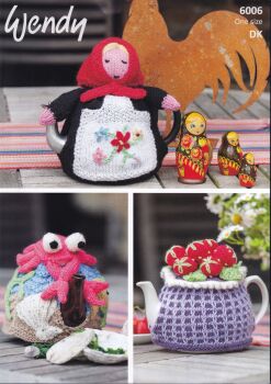 6006 TEA COSIES KNITTING PATTERN BY WENDY