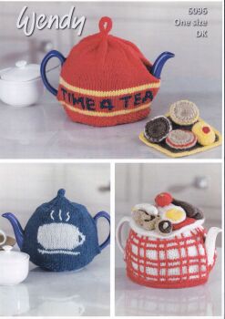 6096 TEA COSIES KNITTING PATTERN BY WENDY