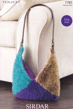 7785 BAGS KNITTING PATTERN BY SIRDAR