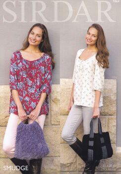 7864 BAGS KNITTING PATTERN BY SIRDAR