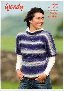 6060 T-TOP KNITTING PATTERN BY WENDY