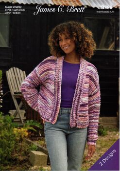 JB998 CARDIGAN KNITTING PATTERN BY KING COLE