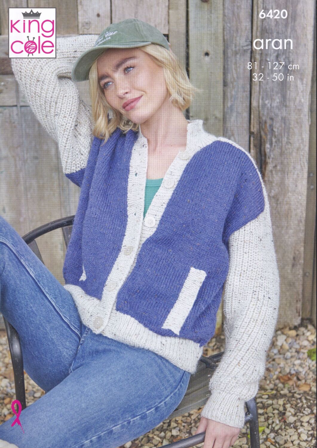 6420 CARDIGANS KNITTING PATTERN BY KING COLE