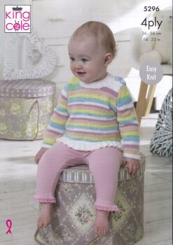 5296 CARDIGANS, SWEATER AND SHAWLS KNITTING PATTERN BY KING COLE