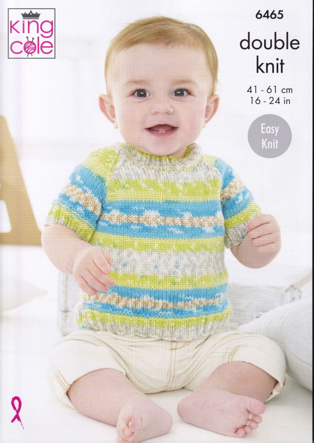 6465 BABY CARDIGAN AND SWEATER KNITTING PATTERN BY KING COLE