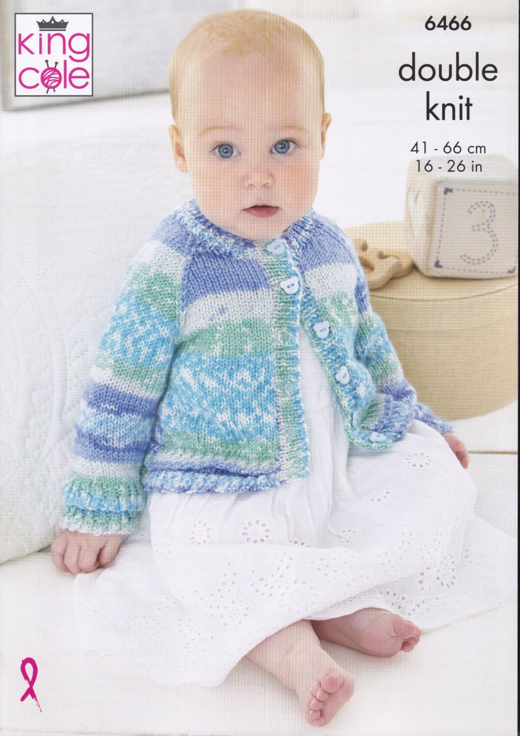 6466 BABY CARDIGANS KNITTING PATTERN BY KING COLE