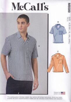 McCALLS 8589 TOP WITH SLEEVE VARIATIONS SEWING PATTERN- SIZE A (S,M,L,XL,XXL,XXXL)