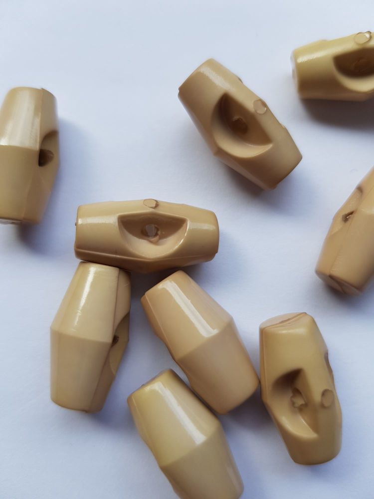 Beige Toggles 19mm (each) 