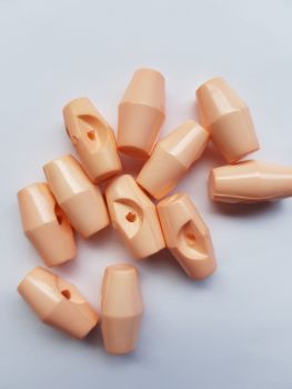 Peach Toggles 19mm (pack of 5)