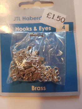 Hook and Eyes Size 3